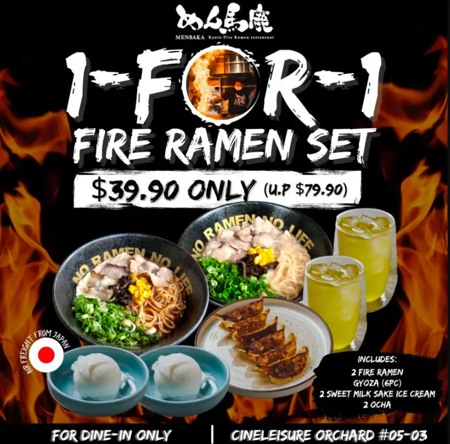 MENBAKA FIRE RAMEN SINGAPORE