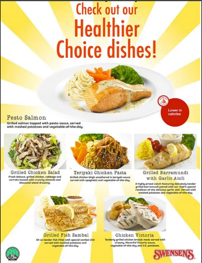 SWENSENS MENU