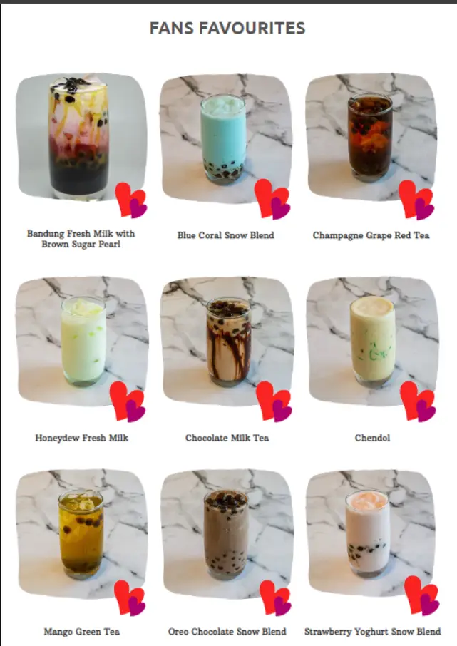 COOL CUP MENU