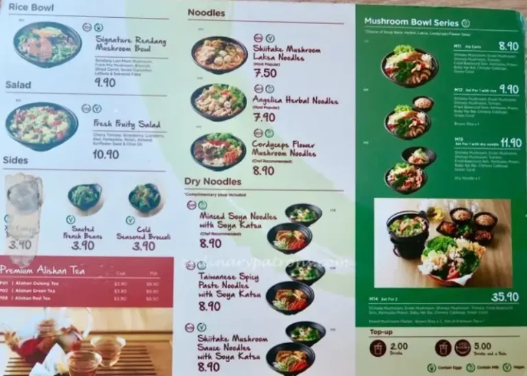 GREENDOT MENU