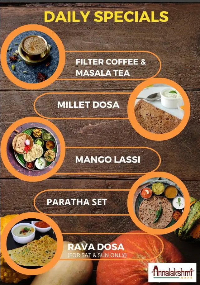 ANNALAKSHMI MENU