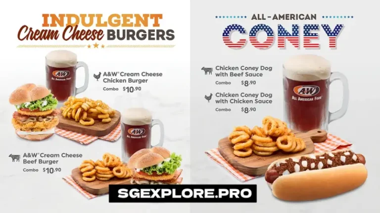 A & W MENU SINGAPORE PRICES