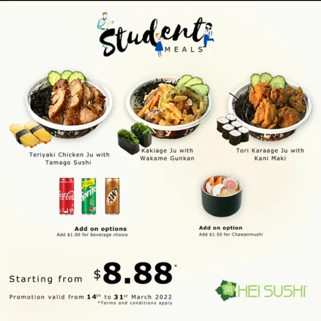 Hei Sushi Menu