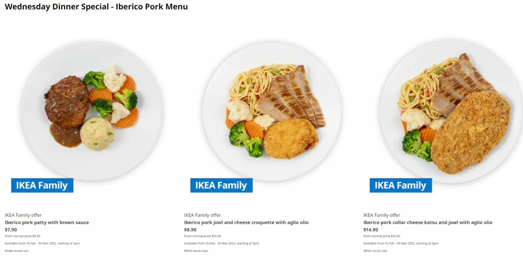 IKEA MENU