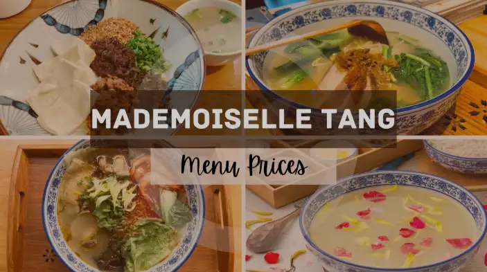 MADEMOISELLE TANG NOODLE MENU SINGAPORE