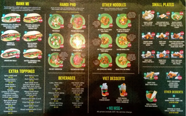 NAM NAM MENU