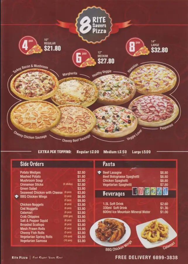 RITE PIZZA SINGAPORE