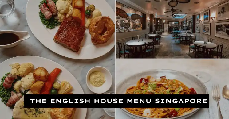 THE ENGLISH HOUSE MENU SINGAPORE